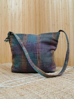 Vintage Hand Woven Tote Bag