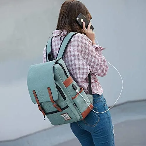 Waterproof Blue Shoulder Daypack Laptop Backpack