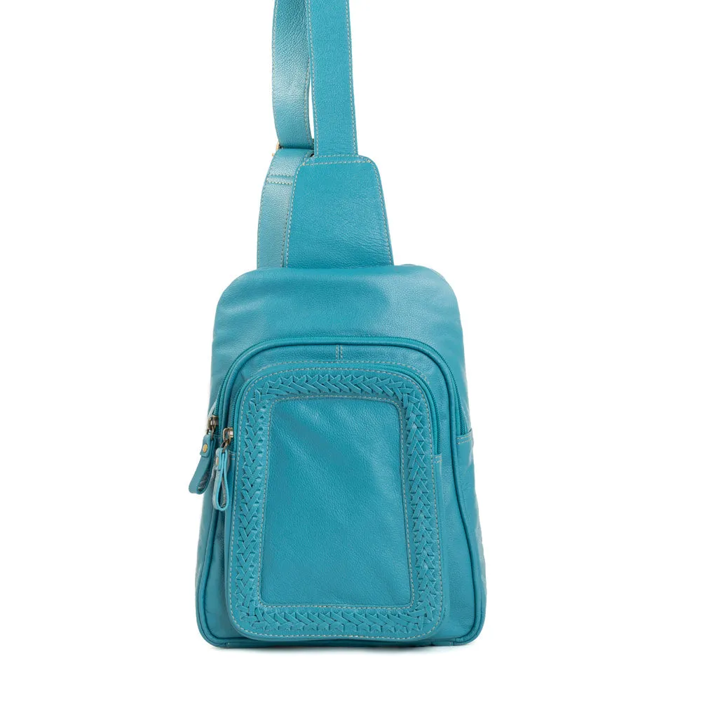 Willow Canyon Sling Bag In River Blue