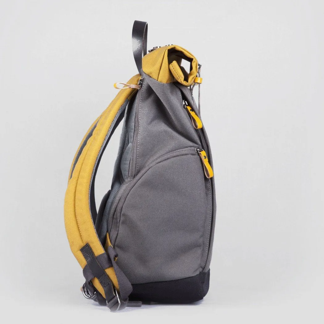 Zkin Getaway Yali Yellow Grey DSLR Camera Backpack Bag