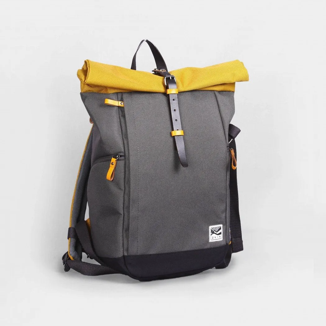 Zkin Getaway Yali Yellow Grey DSLR Camera Backpack Bag